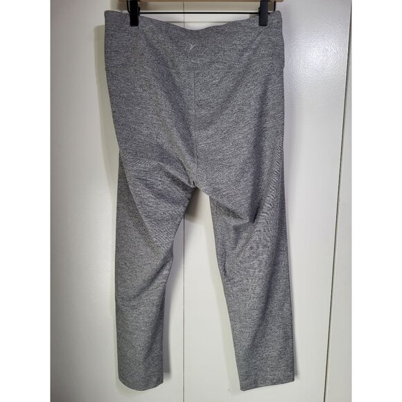 Old Navy Active Go Dry Leggings Heathered Gray Cropped XL Tall Yoga Athleisure - Picture 8 of 8
